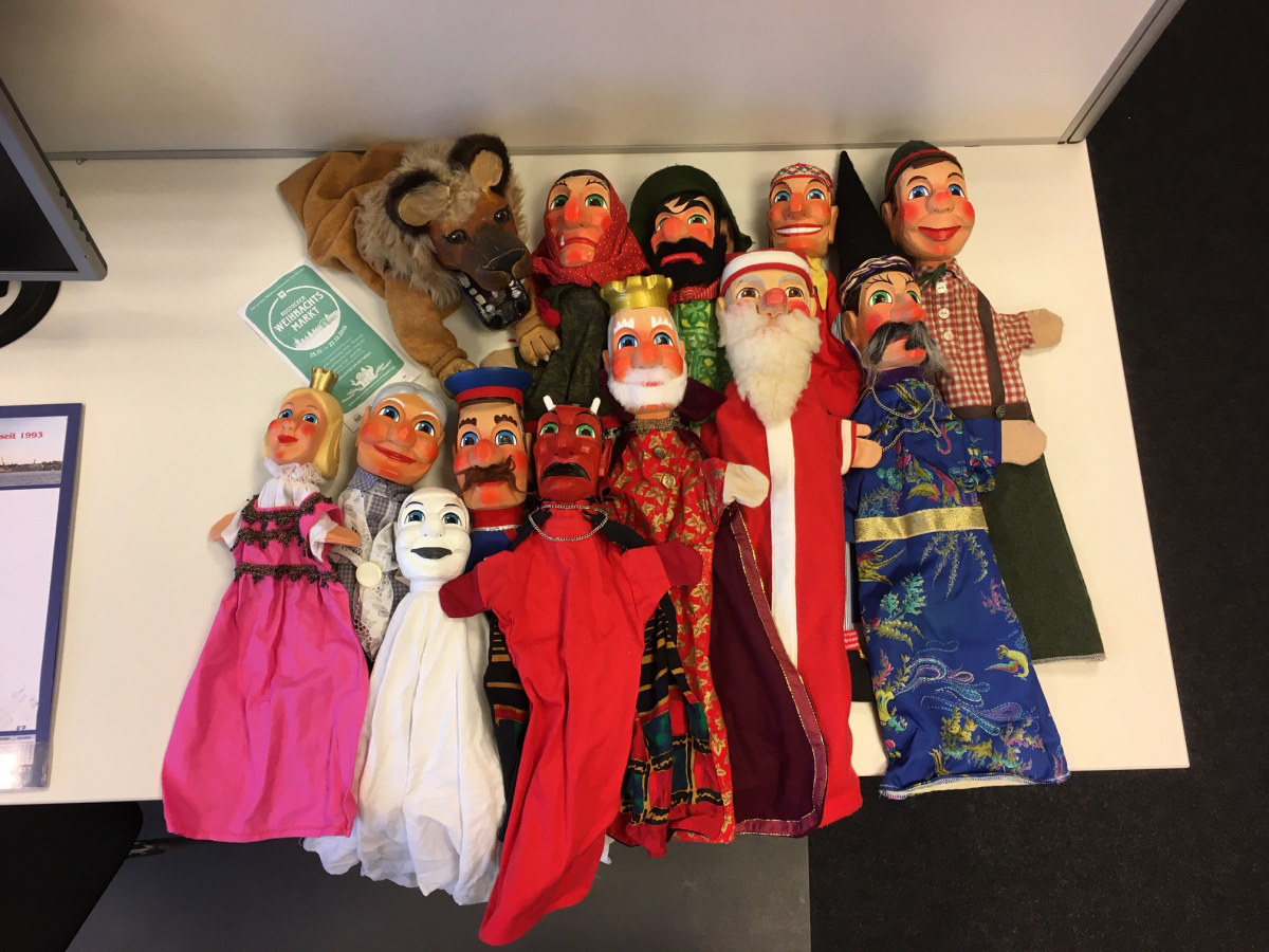Nostalgisches Puppentheater — Rostocker Weihnachtsmarkt